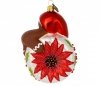 Weihnachtsbaumschmuck Lebkuchenmännchen 14 cm – Mit Weihnachtsstern